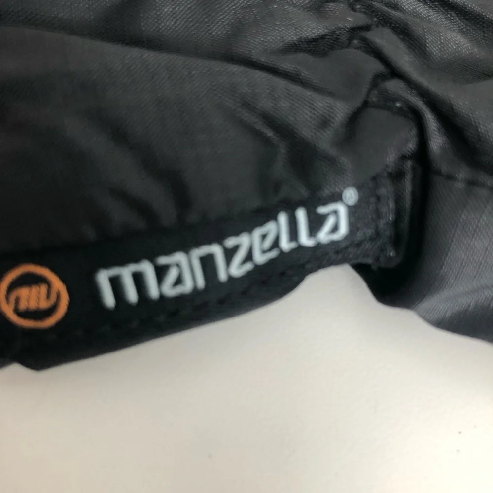 Manzella Nylon Pack It Warmer Black Gloves
